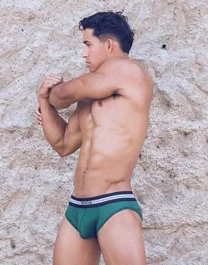 Online Aktiv Helios Brief Underwear-Hunter Green Briefs