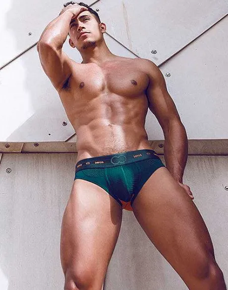 Hot Aktiv Nrg Brief Underwear-Green Active Underwear