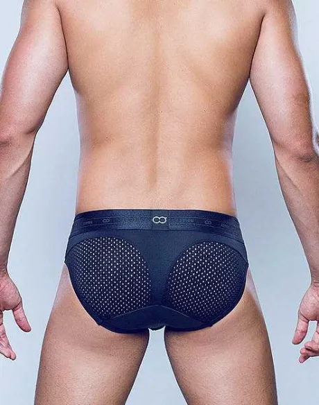 Online Aktiv Pegasus Brief Underwear-Black/Green Active Underwear