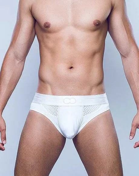 Cheap Aktiv Pegasus Brief Underwear-White/Tan Active Underwear