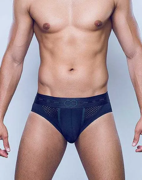 Clearance Aktiv Pegasus Brief Underwear-Black/Green Briefs