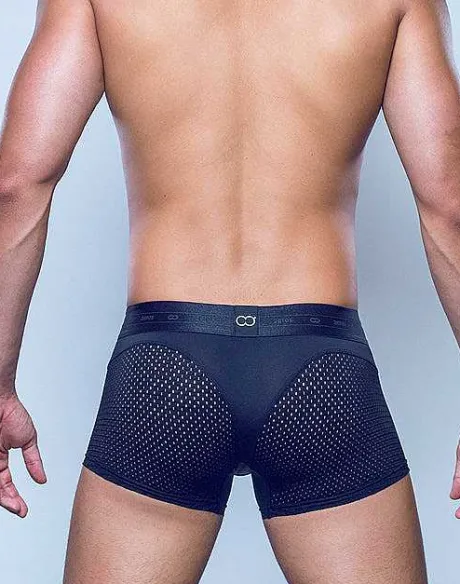 Best Aktiv Pegasus Trunk Underwear-Black/Green Trunks