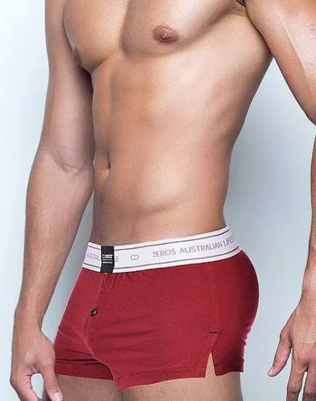 Hot Bx20 Core Boxer Shorts-Cabernet Loungewear