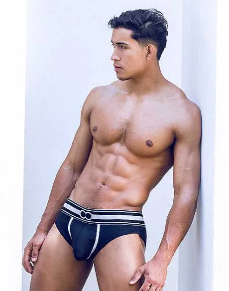 Clearance Heracles Brief Underwear-Black Briefs