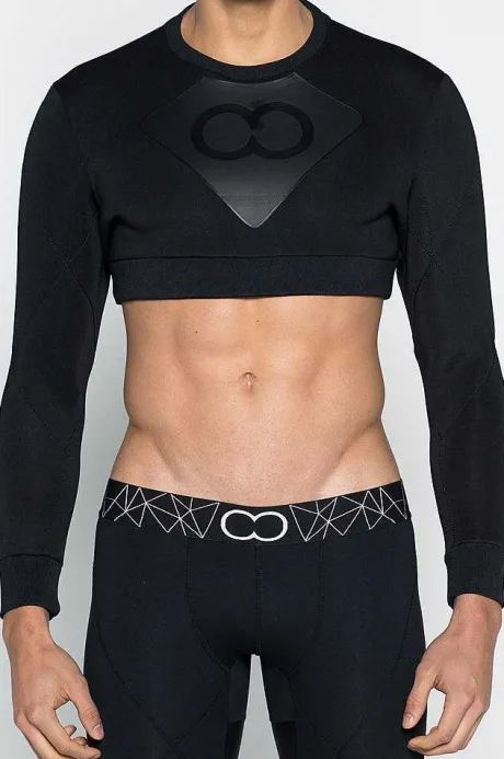 Fashion J50 Blk Aktiv Short Sweater Beach Tops