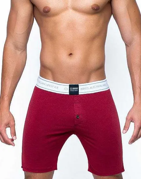 Sale Ls10 Core Series 2 Lounge Boxer Shorts-Cabernet Loungewear