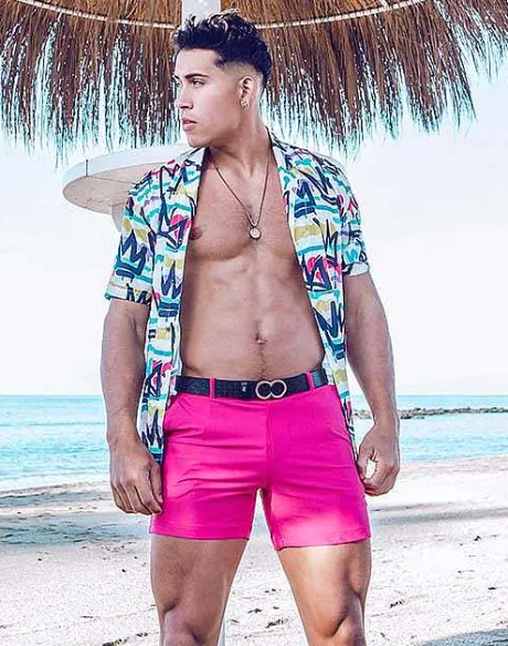 Outlet S60 Bondi (Series 3) Shorts-Fuchsia Red Beach Shorts
