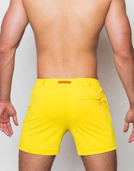 Cheap S60 Bondi (Series 2) Shorts-Gold Sustainable Beachwear