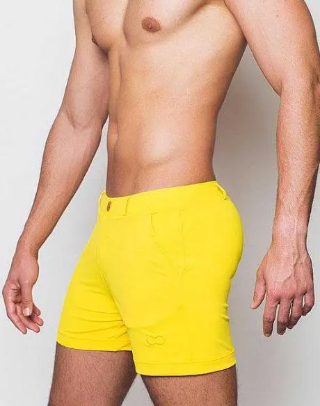 Cheap S60 Bondi (Series 2) Shorts-Gold Sustainable Beachwear