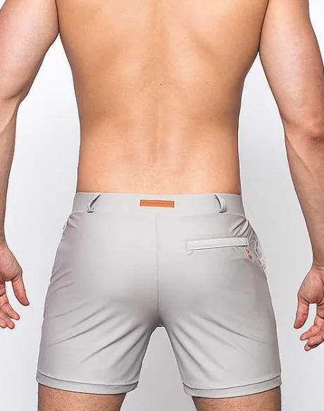 Hot S60 Bondi Shorts (Series 3)-String Brown Sustainable Beachwear