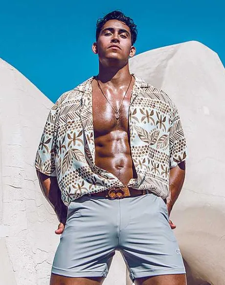 Hot S60 Bondi Shorts (Series 3)-String Brown Sustainable Beachwear