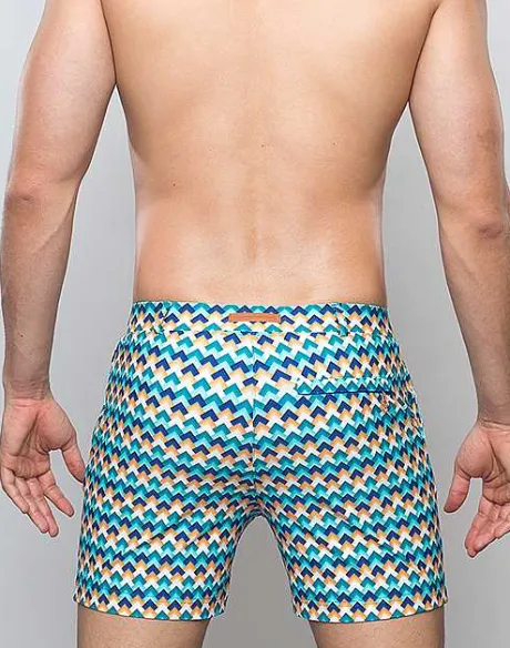 Shop S60 Print Bondi Shorts-Chevy Blue Shorts & Pants