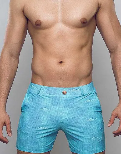 Clearance S60 Print Bondi Shorts-Nautica Green Shorts & Pants