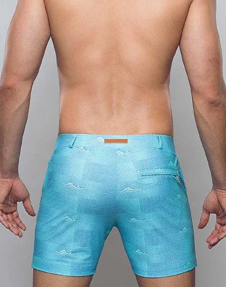 Shop S60 Print Bondi Shorts-Nautica Green Beach Shorts