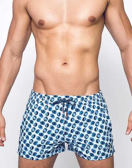 Best S50 Print Shorts-Bubbles Sustainable Beachwear