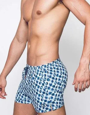 Outlet S50 Print Shorts-Bubbles Beach Shorts