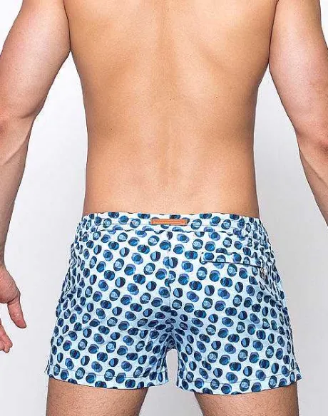 Best S50 Print Shorts-Bubbles Sustainable Beachwear