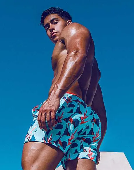 Store S70 Print Shorts-Caribbean Twist Sustainable Beachwear