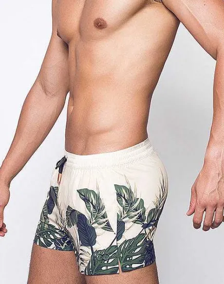 Cheap S50 Print Shorts-Exotica Beach Shorts