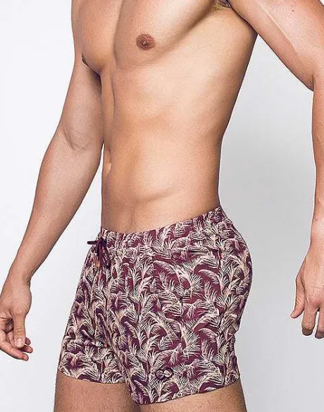 Discount S50 Print Shorts-Hawaiian Night Beach Shorts
