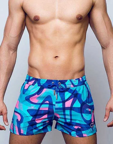 Flash Sale S50 Print Shorts-Kai Blue Sustainable Beachwear