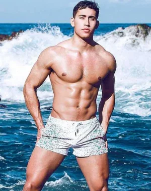 New S50 Print Shorts-Moana Beach Shorts