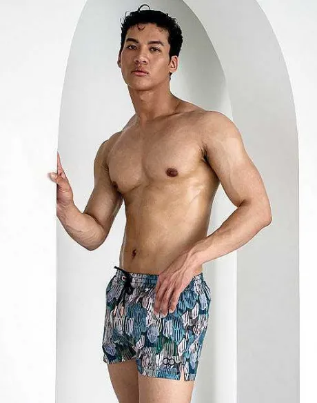 Online S50 Print Shorts-Torch Sustainable Beachwear