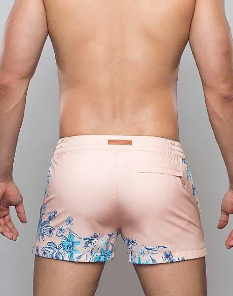 Best Sale S50 Print Swim Shorts-Tahiti Peach Beach Shorts