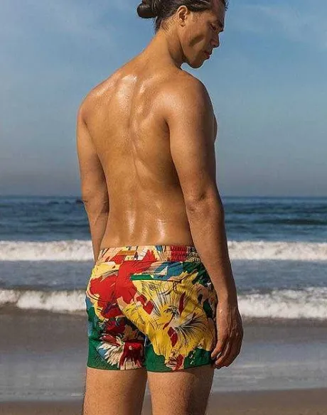 Best Sale S50 Print Swimshorts-Fleur Beach Shorts