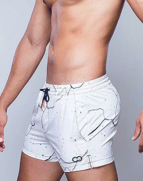 Store S50 Print Swimshorts-Marble Beach Shorts