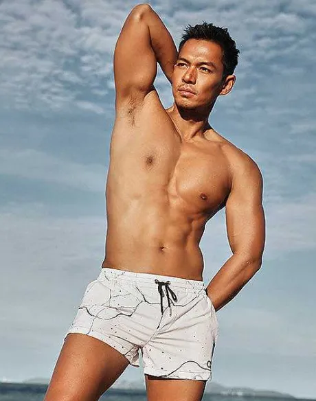 Store S50 Print Swimshorts-Marble Beach Shorts