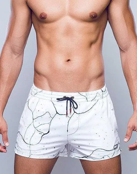 Store S50 Print Swimshorts-Marble Beach Shorts