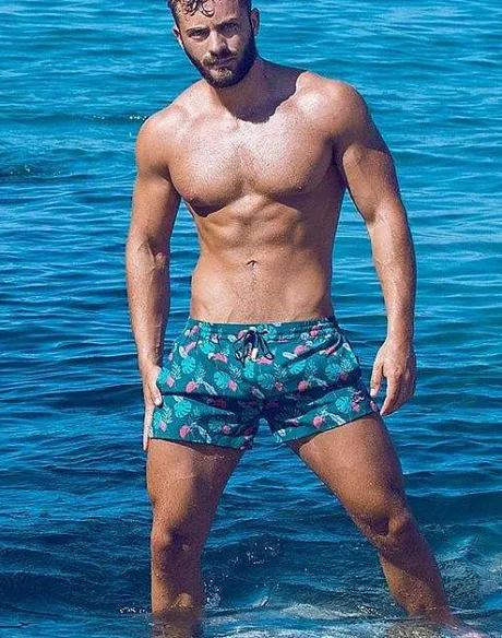 Best Sale S50 Print Swimshorts-Monstera Sustainable Beachwear
