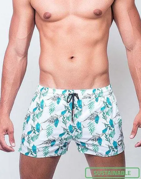 Fashion S50 Print Swimshorts-Serenity Beach Shorts