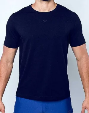 Flash Sale T21 Peruvian Cotton Crewneck T-Shirt-Black Beach Tops