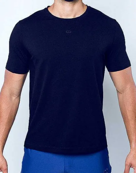 Flash Sale T21 Peruvian Cotton Crewneck T-Shirt-Black Beach Tops