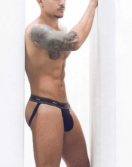 Outlet U91 Adonis Jockstrap Underwear-Black Jockstraps