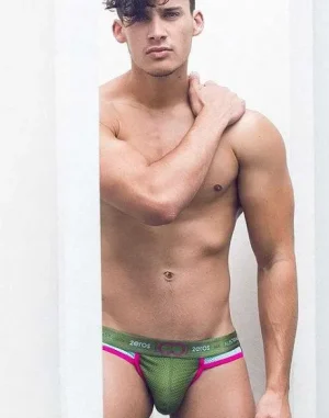 Cheap U93 Aeolus Jockstrap Underwear-Green Gale Jockstraps