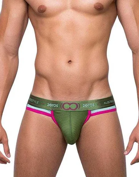Cheap U93 Aeolus Jockstrap Underwear-Green Gale Jockstraps
