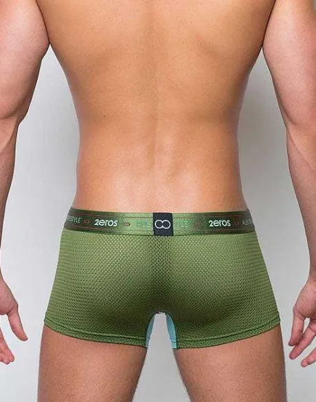 Clearance U31 Aeolus Trunk Underwear-Green Gale Active Underwear