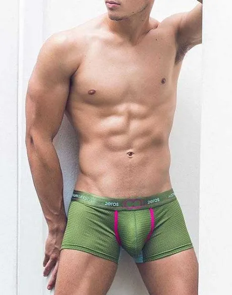 Clearance U31 Aeolus Trunk Underwear-Green Gale Active Underwear