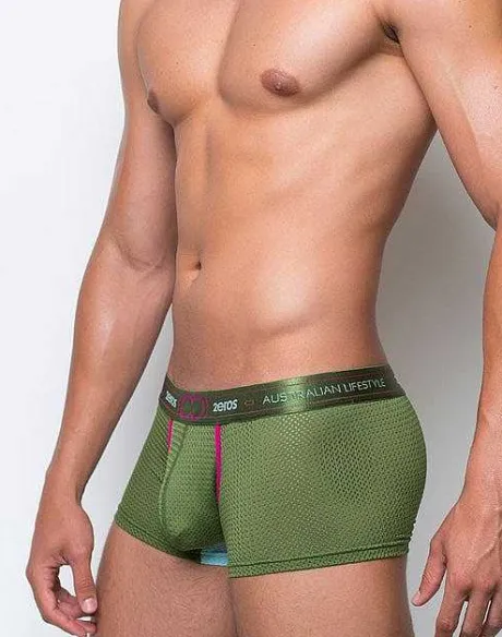 Best Sale U31 Aeolus Trunk Underwear-Green Gale Trunks