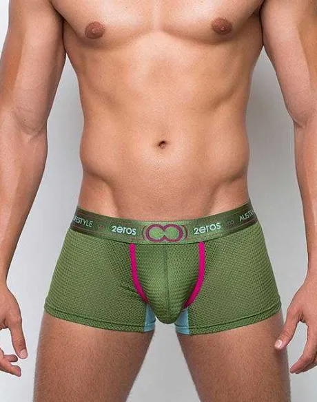 Clearance U31 Aeolus Trunk Underwear-Green Gale Active Underwear