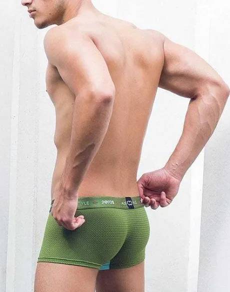 Best Sale U31 Aeolus Trunk Underwear-Green Gale Trunks