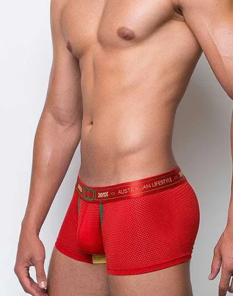Fashion U31 Aeolus Trunk Underwear-Red Tempest Active Underwear
