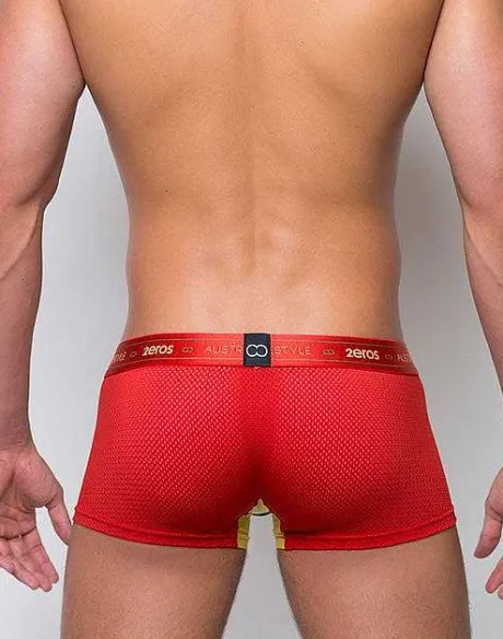 Fashion U31 Aeolus Trunk Underwear-Red Tempest Active Underwear