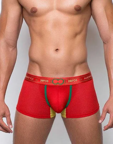 Fashion U31 Aeolus Trunk Underwear-Red Tempest Active Underwear