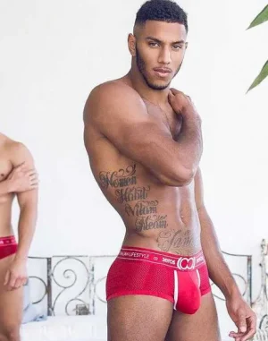 Cheap U31 Apollo Trunk Underwear-Solar Red Active Underwear