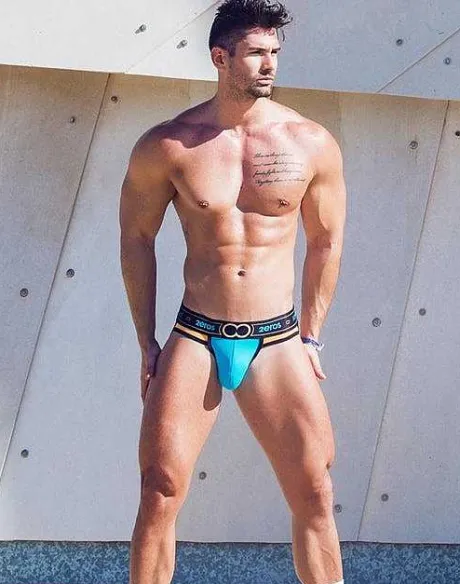 Store U93 Coaktiv Jockstrap Underwear-Rust Active Underwear