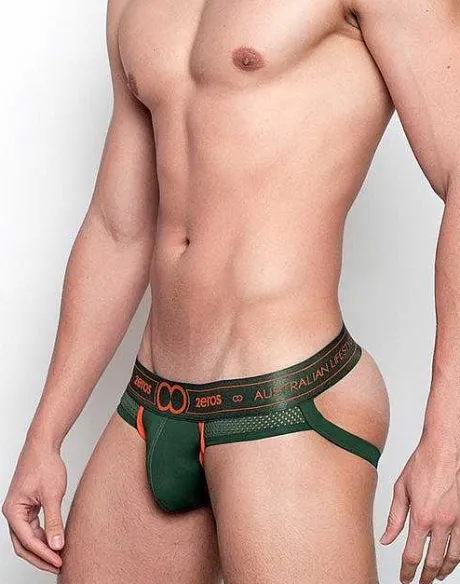 Store U92 Nyx Jockstrap Underwear-Deep Jungle Active Underwear